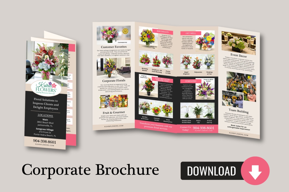 View the Kuhn Flowers Corporate Brochure
