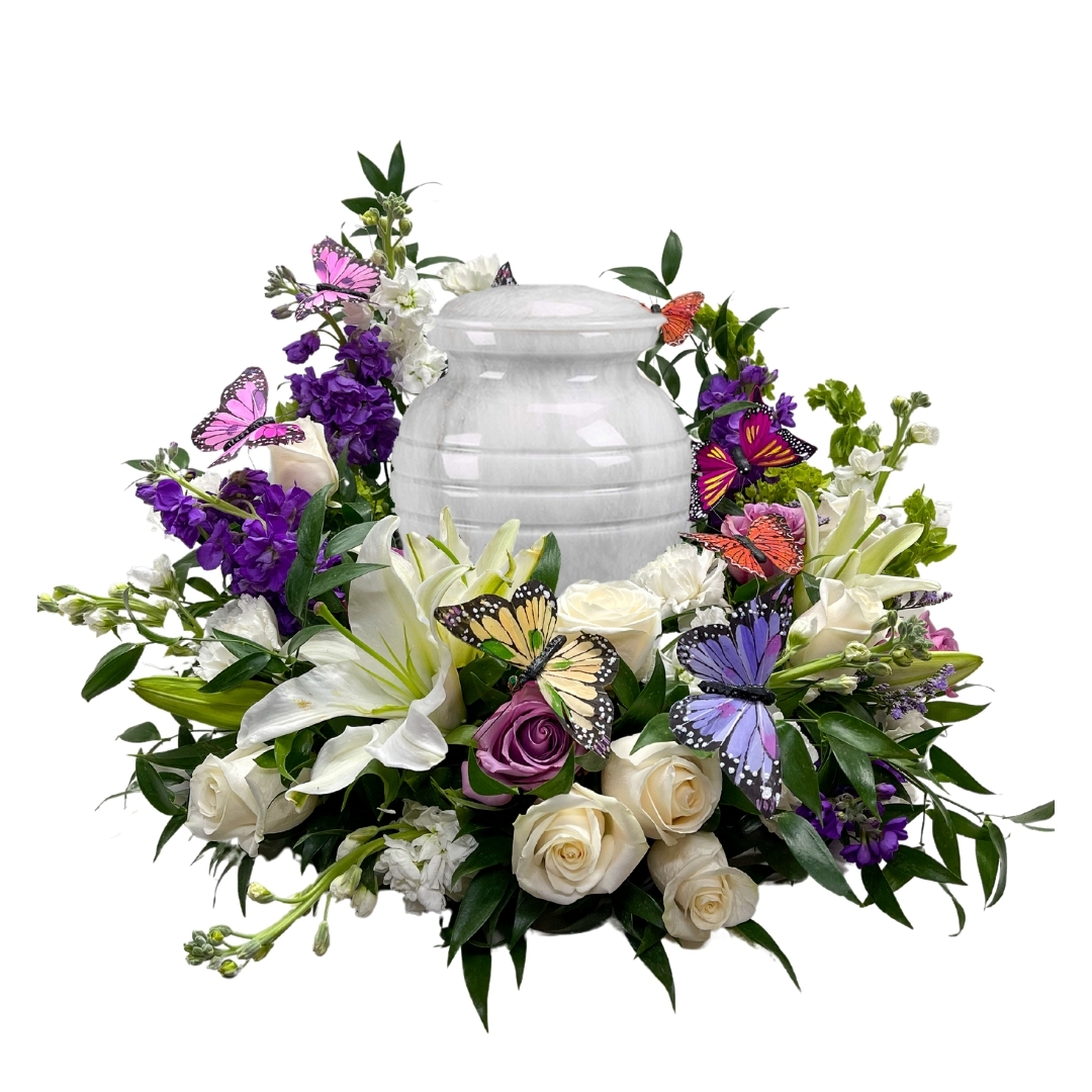 Butterflies from Heaven Urn Arrangement