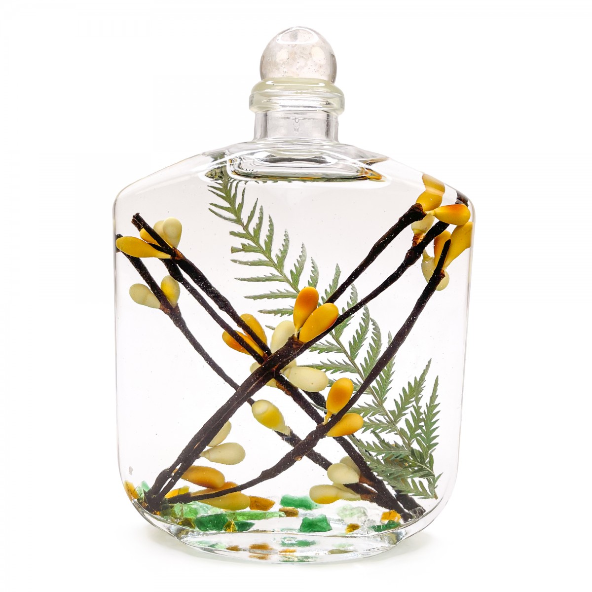 Lifetime Candle - Yellow Berry Oval