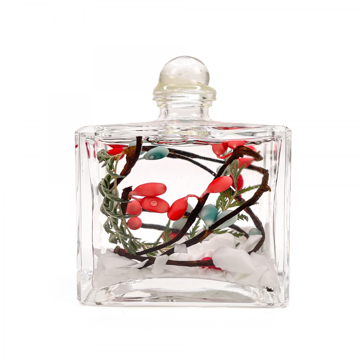 Lifetime Candle - Coral Berry Cube
