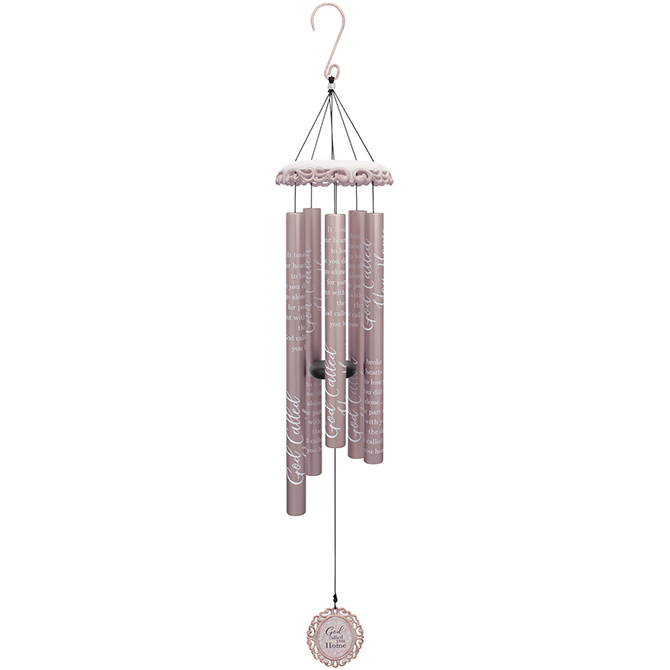 God Called You Home - 40" Vintage White Chime