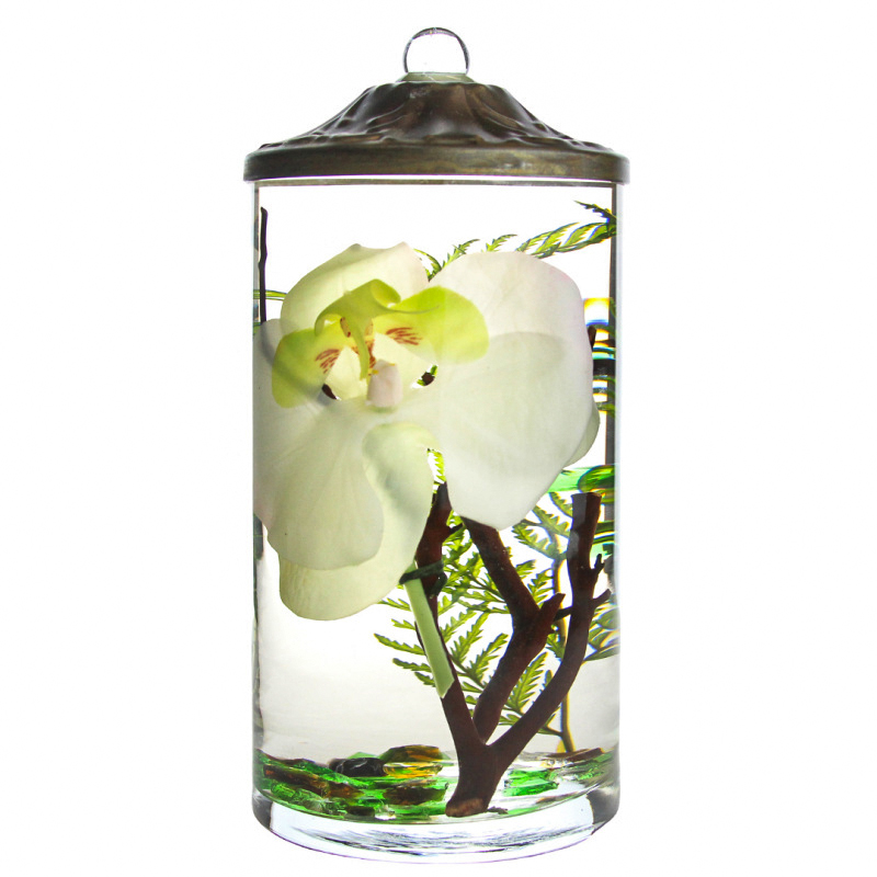 Lifetime Candle - White Orchid Cylinder