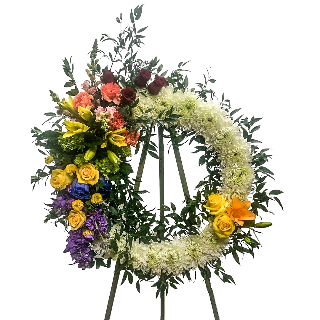 Rainbow Wreath