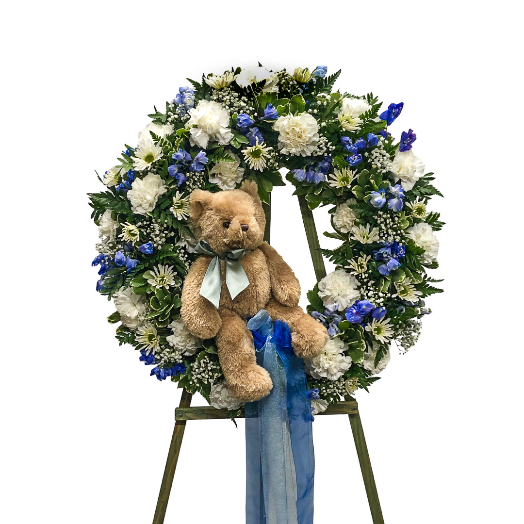 Baby Boy Classic Wreath