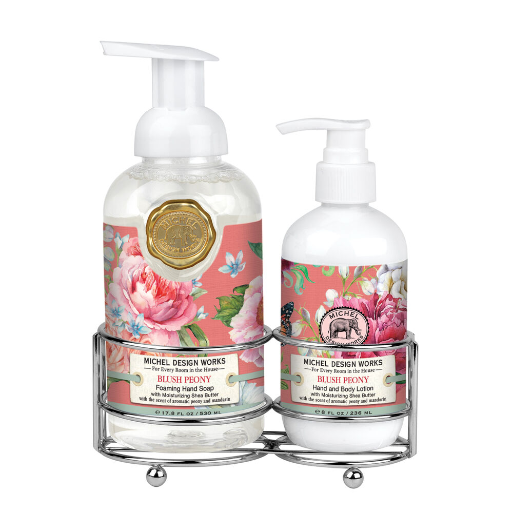 Blush Peony Hand Care Caddy