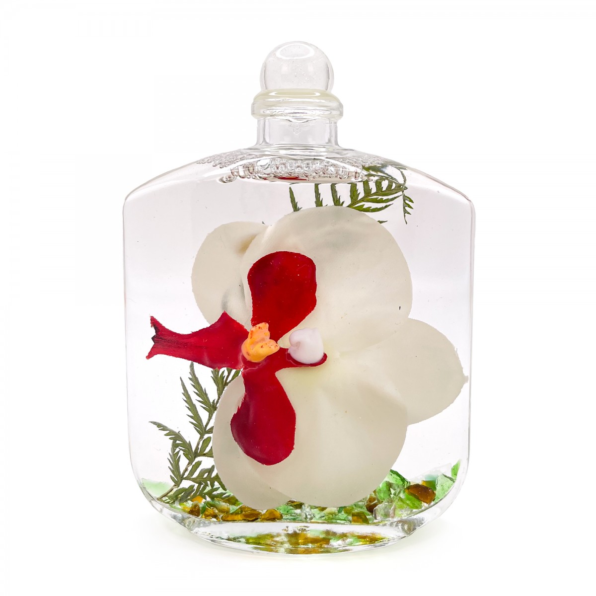 Lifetime Candle - White Orchid Oval