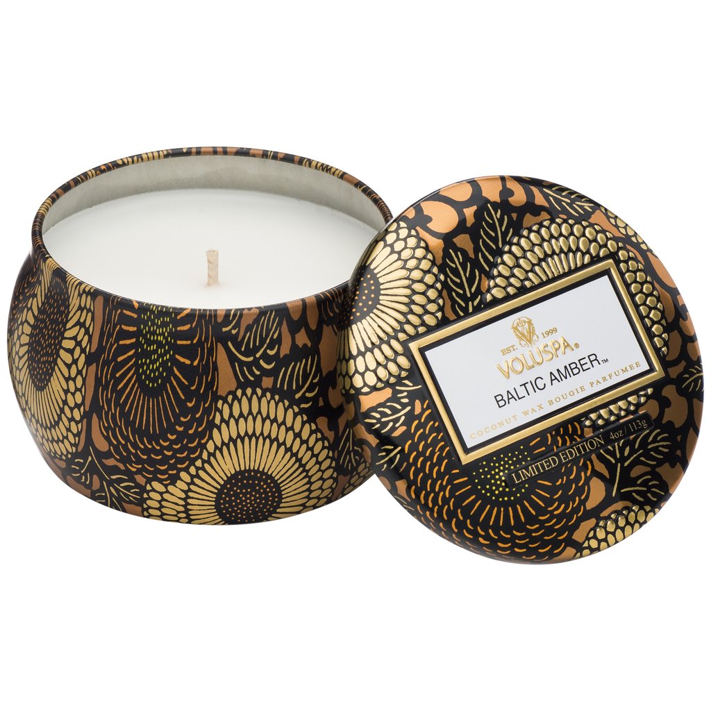 Baltic Amber Petite Tin Candle