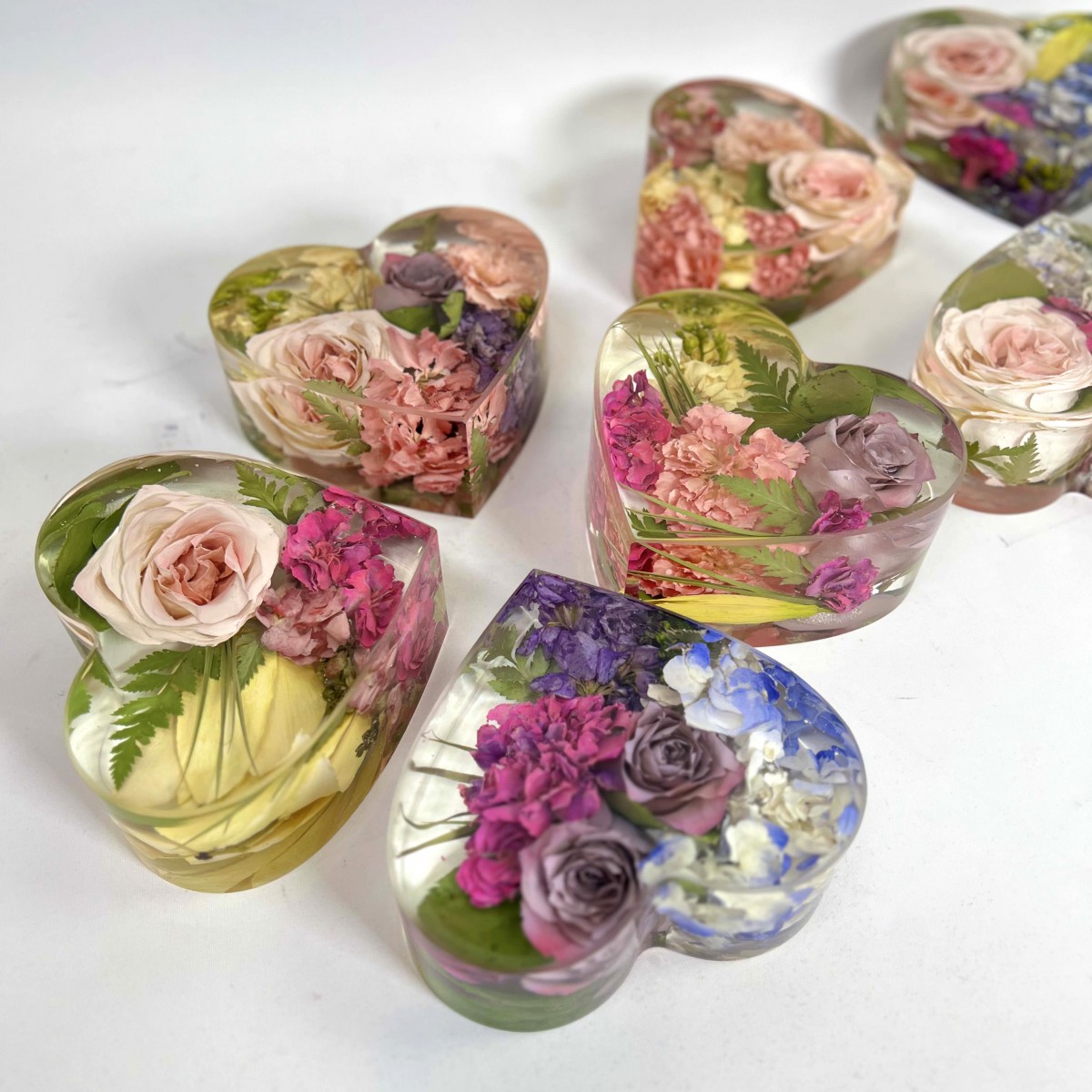 Crystal Clear Floral Heart - Image 2