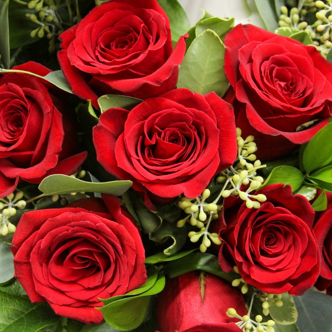 Red Roses Casket Spray - Image 2