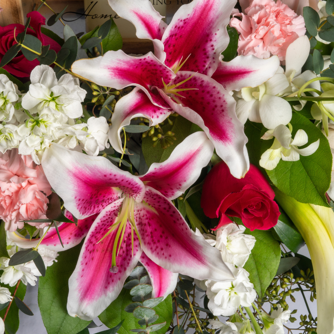Divine Pink & White Arrangement - Image 3