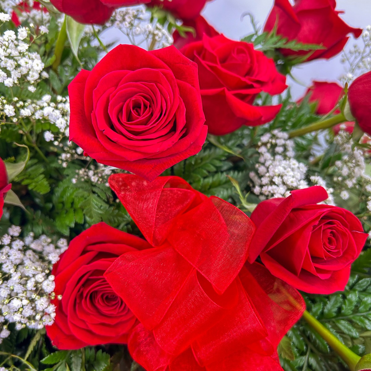 Classic Red Rose Casket Spray - Image 3