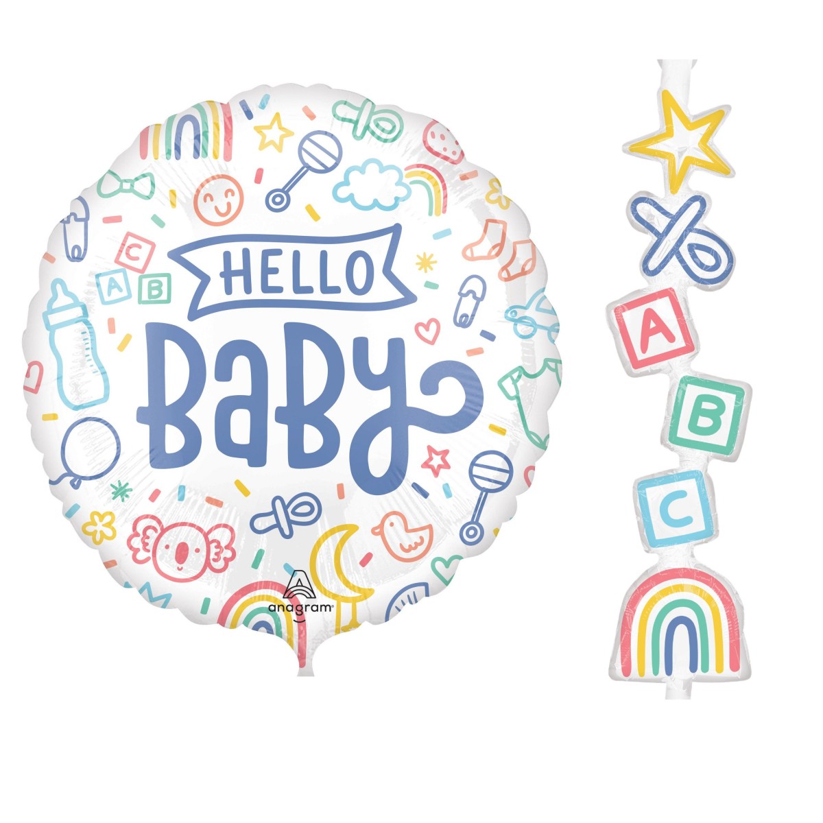 Hello Baby Airwalker Balloon - Image 2