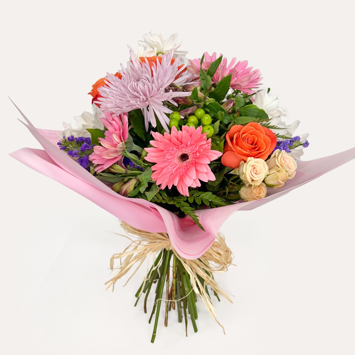 Flower Power Wrapped Bouquet - Image 2