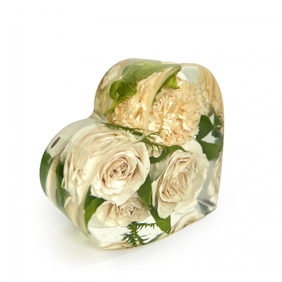 Crystal Clear Floral Heart - Image 3