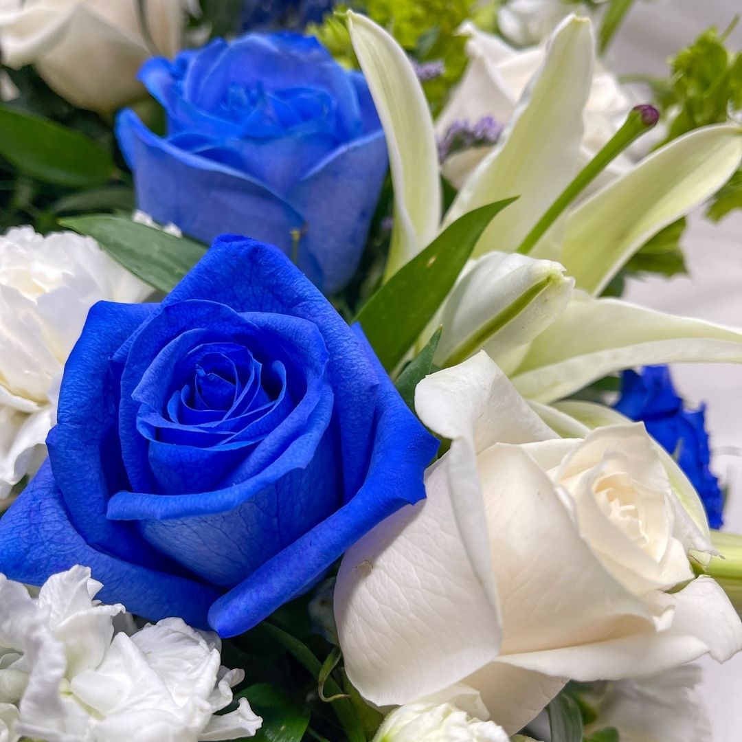 Blue Without You Urn Arrangement - Image 2