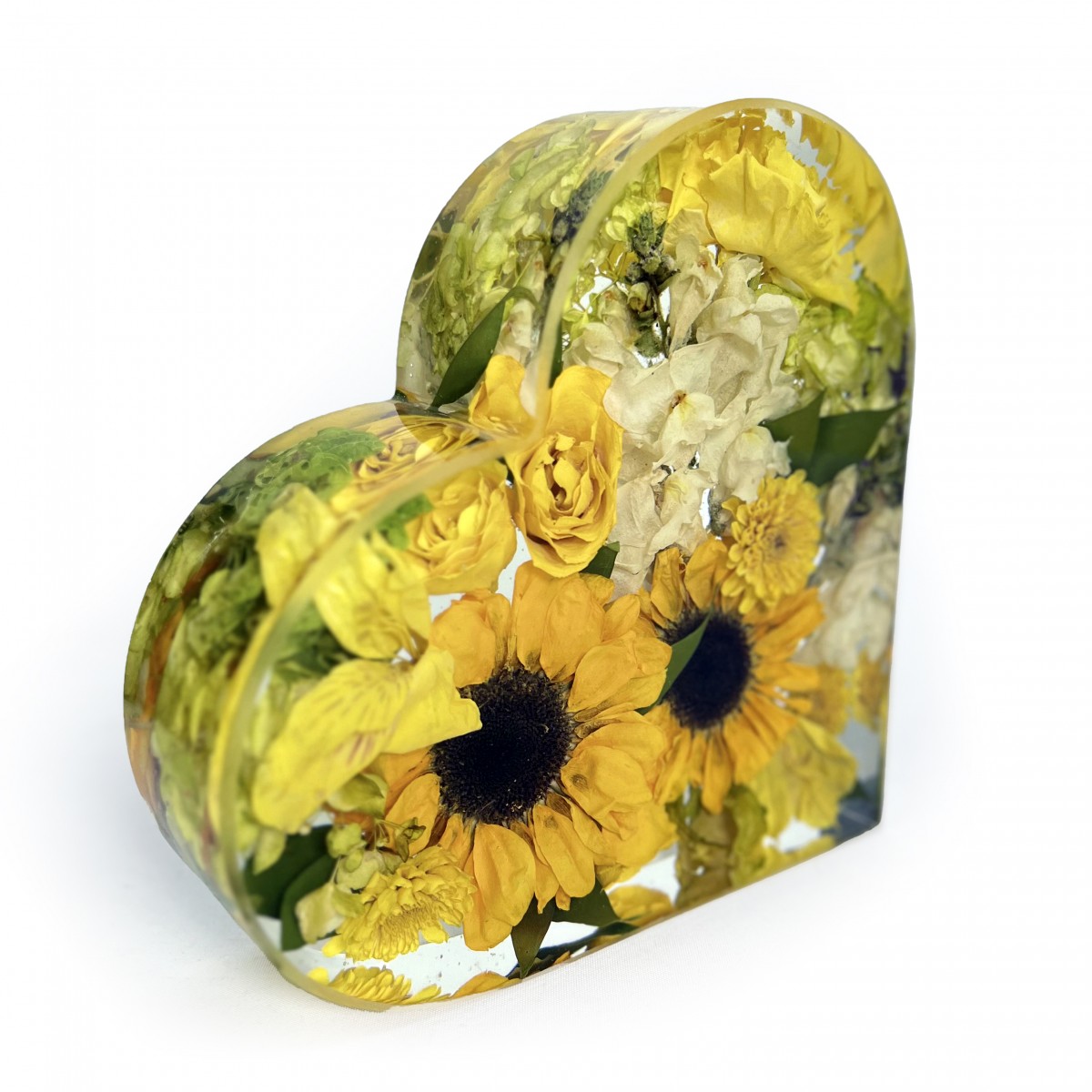 Crystal Clear Floral Heart - Image 4