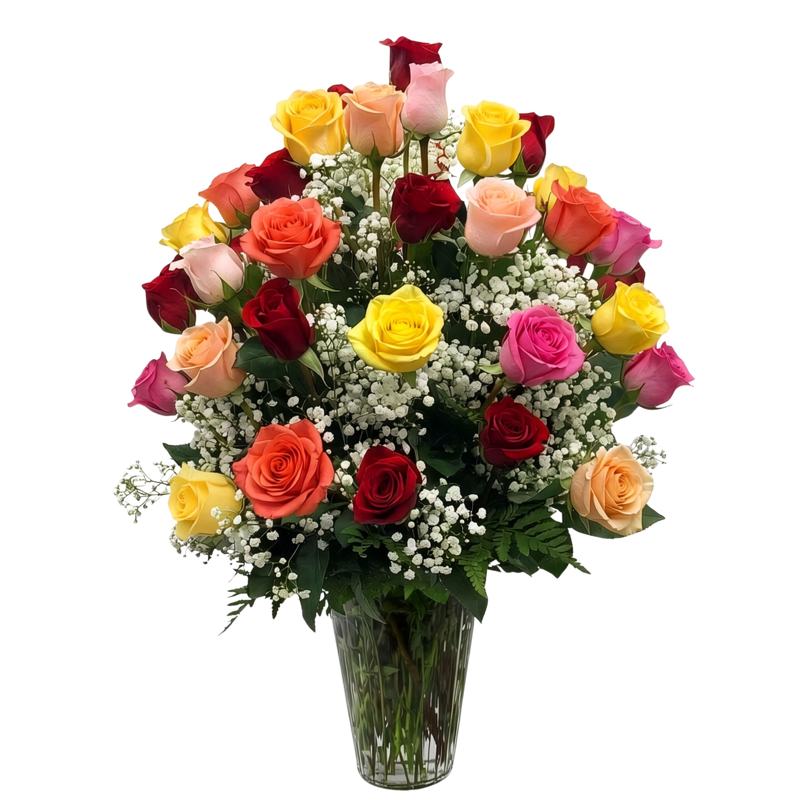 48 Long Stem Mixed Roses