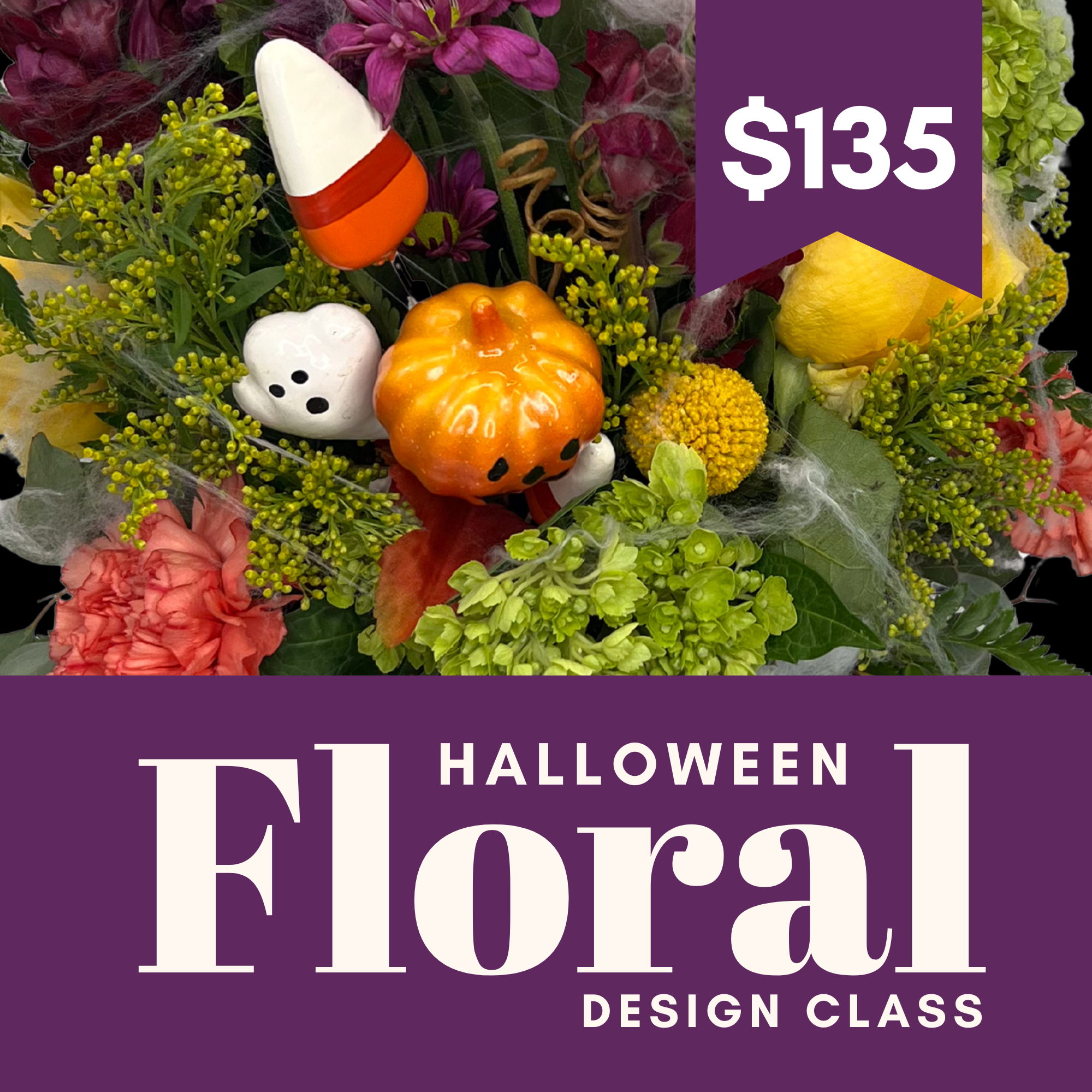 Creep'n It Real Halloween Arrangement
