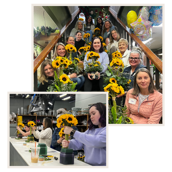 Corporate Team Building Floral Design Workshop